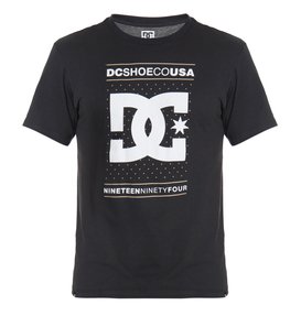 dcshoes, Camiseta Masculina Manga Curta Estampa Frontal DC Shoes, BLACK* (blk) DC CAM BAS ABOUT PROGRESS BR61114209