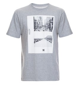 dcshoes, Camiseta Masculina Manga Curta Estampa Frontal DC Shoes, HEATHER GREY* (htr) DC CAM BAS KEEP MOVING BR61114222