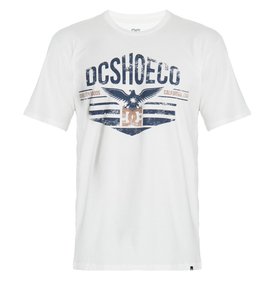 dcshoes, Camiseta Masculina Manga Curta Estampa Frontal DC Shoes, SNOW WHITE* (sno) DC CAM BAS CIRCLE BOLT BR61114237