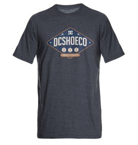 dcshoes, Camiseta Masculina Manga Curta Estampa Frontal DC Shoes, DARK GRAY* (drk) DC CAM BAS CRAFTED BR61114238