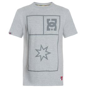 dcshoes, Camiseta Masculina Manga Curta Estampada DC Shoes, HEATHER GRAY* (htr) DC CAM ESP STRETCH FLAG TALL FIT BR61142716