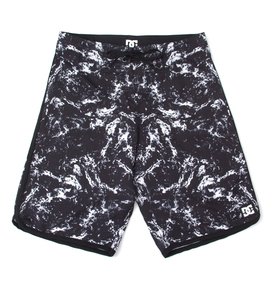 dcshoes, Boardshort Juvenil Estampado DC Shoes, BLACK (blk) DC BOARDSHORTS JUV BURLISNON BR67011382