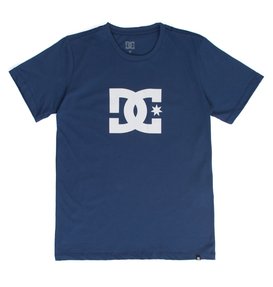 dcshoes, Camiseta Juvenil Estampa Frontal DC Shoes, WASHED INDIGO* (was) DC CAM BAS JUV STAR COLOR BR68112009