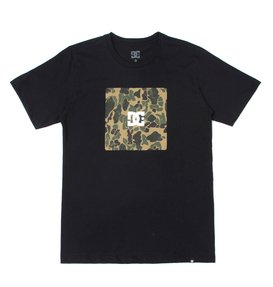 dcshoes, Camiseta Juvenil Estampa Frontal DC Shoes, BLACK (blk) DC CAM BAS JUV SQUARE BOXING BR68112018