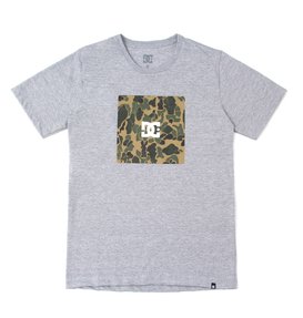 dcshoes, Camiseta Juvenil Estampa Frontal DC Shoes, HEATHER GREY* (htr) DC CAM BAS JUV SQUARE BOXING BR68112018