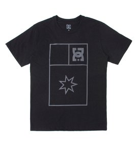 dcshoes, Camiseta Juvenil Estampa Frontal DC Shoes, BLACK (blk) DC CAM BAS JUV FLAG BR68112023