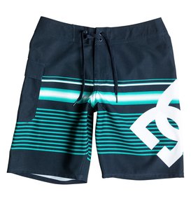 dcshoes, Boy's 8-16 Lanai 17" Boardshorts, BLUE IRIS (btl0) Lanai Print 17" - Board Shorts EDBBS03021