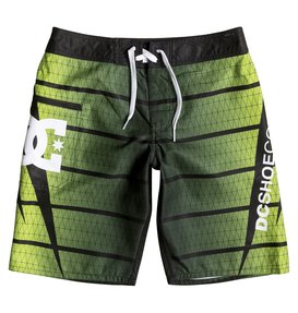 dcshoes, Boy's 8-16 Harrise 17" Boardshorts, FLUO GREEN (gnq0) Harrise 17" - Board Shorts EDBBS03030