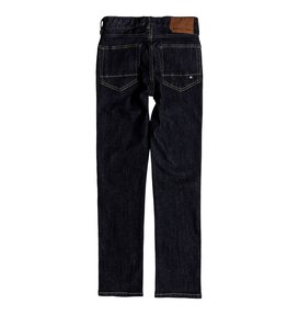 dcshoes, Kid's Worker Indigo Rinse Slim Slim Fit Jeans, INDIGO RINSE (btkw) Worker Indigo Rinse Slim - Slim Fit Jeans EDBDP03036