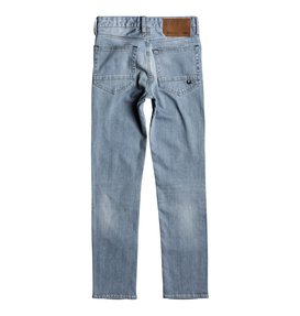 dcshoes, Worker Light Indigo Bleach Slim - Jean slim, LIGHT INDIGO BLEACH (bfgw) Worker Light Indigo Bleach Slim - Slim Fit Jeans EDBDP03043