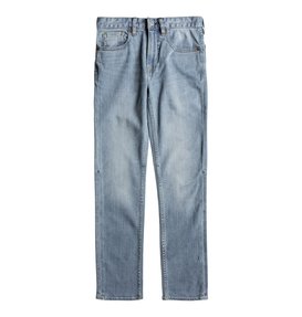 dcshoes, Worker Light Indigo Bleach Slim - Jean slim, LIGHT INDIGO BLEACH (bfgw) Worker Light Indigo Bleach Slim - Slim Fit Jeans EDBDP03043