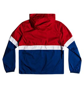dcshoes, Boy's 8-16 Dagup Triple Block Windbreaker, TANGO RED (rrh0) Dagup Triple Block - Windbreaker EDBJK03027