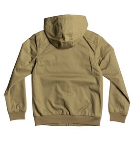 dcshoes, Boy's 8-16 Ellis Light 3 Water Resistant Hooded Jacket, KHAKI (clm0) Ellis Light 3 - Water-Resistant Hooded Jacket EDBJK03028