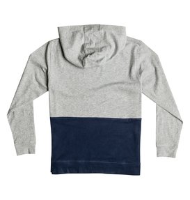 dcshoes, Heroland - Tee-Shirt à manches longues et à capuche, GREY HEATHER (knfh) Heroland - Hooded Long Sleeve T-Shirt EDBKT03057