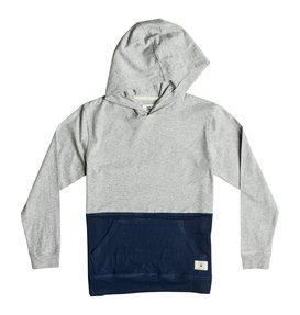 dcshoes, Heroland - Tee-Shirt à manches longues et à capuche, GREY HEATHER (knfh) Heroland - Hooded Long Sleeve T-Shirt EDBKT03057