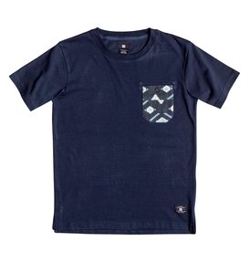 dcshoes, Lubbock - Tee-Shirt à poche, BLUE IRIS ETHNIC PRINT (tms1) Lubbock - Pocket T-Shirt EDBKT03060
