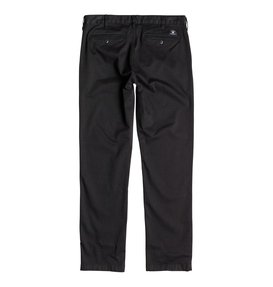dcshoes, Kid's Worker Straight Chinos, BLACK (kvj0) WORKER STRAIGHT PANT BY EDBNP03006
