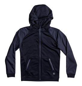 dcshoes, Wentley - Sudadera de forro polar con capucha y cremallera, DARK INDIGO (byj0) Wentley - Zip-Up Polar Hoodie EDBPF03008