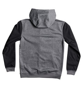dcshoes, Wentley - Sudadera de forro polar con capucha y cremallera, CHARCOAL HEATHER (kteh) Wentley - Zip-Up Polar Hoodie EDBPF03008