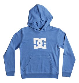 dcshoes, Boy's 8-16 Star Hoodie, CAMPANULA/ SNOW WHITE (xbbw) Star - Hoodie EDBSF03038