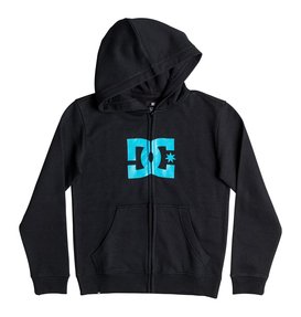 dcshoes, Kid's Star Zipper Up Hoodie, BLACK GID (bkr0) Star - Zip-Up Hoodie EDBSF03039