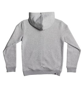 dcshoes, Boy's 8-16 Star Zip Up Hoodie, HEATHER GREY /DARK INDIGO (knf6) Star - Zip-Up Hoodie EDBSF03039