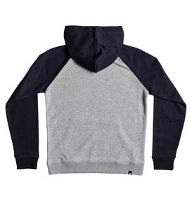 dcshoes, Boy's 8-16 Rebuilt Hoodie, DARK INDIGO/ HEATHER GREY (xbbs) Rebuilt - Hoodie EDBSF03079