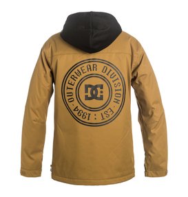 dcshoes, Cash Only - Veste de snowboard « Coach », DULL GOLD (cne0) Cash Only - Coach Snow Jacket EDBTJ03010