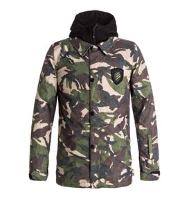 dcshoes, Cash Only - Veste de snow, BRITISH WOODLAND CAMO YOUTH (gry6) Cash Only - Snowboard Coach Jacket EDBTJ03021