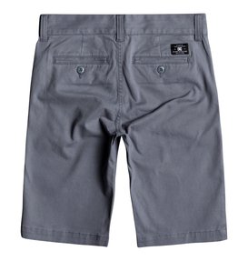 dcshoes, Boy's 8-16 Worker Chino Shorts, BLUE MIRAGE (bmk0) Worker - Chino Shorts EDBWS03045