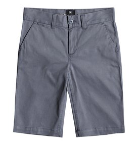 dcshoes, Boy's 8-16 Worker Chino Shorts, BLUE MIRAGE (bmk0) Worker - Chino Shorts EDBWS03045