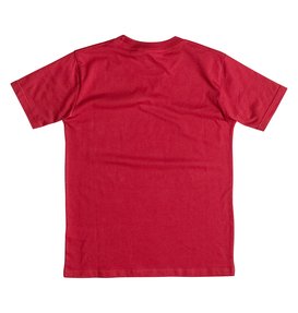dcshoes, Boy's 8-16 Static Tee, CHILI PEPPER (rrd0) Static - T-Shirt EDBZT03166