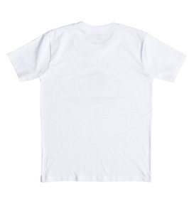 dcshoes, Boy's 8-16 Static Tee, SNOW WHITE (wbb0) Static - T-Shirt EDBZT03166