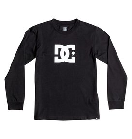 dcshoes, Boy's 8-16 Star Long Sleeve Tee, BLACK (kvj0) Star - Long Sleeve T-Shirt EDBZT03177