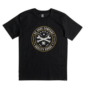 dcshoes, Boy's 8-16 Equipment Tee, BLACK (kvj0) Equipment - T-Shirt EDBZT03196