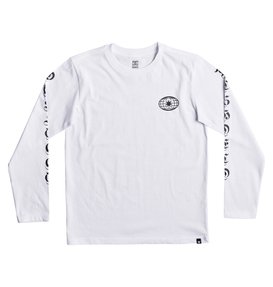 dcshoes, Boy's 8-16 Arise Collective Long Sleeve Tee, SNOW WHITE (wbb0) Arise Collective - Long Sleeve T-Shirt EDBZT03253