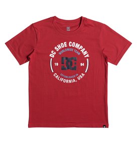 dcshoes, Boy's 8-16 Team Persist Tee, TANGO RED (rrh0) Team Persist - T-Shirt EDBZT03260