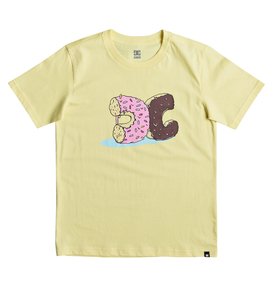 dcshoes, Boy's 8-16 Donut Crush Tee, LEMON MERINGUE (yzl0) Donut Crush - T-Shirt EDBZT03262