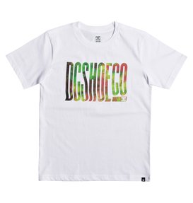 dcshoes, Boy's 8-16 Trippy Typed Tee, SNOW WHITE (wbb0) Trippy Typed - T-Shirt EDBZT03272
