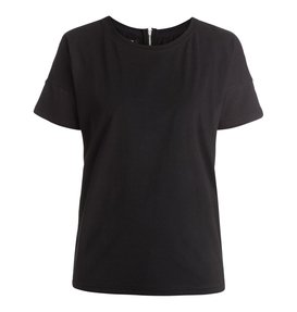 dcshoes, Cliff Over - Tee-Shirt avec zip dans le dos, BLACK (kvj0) Cliff Over - Back Zip T-Shirt EDJKT03016