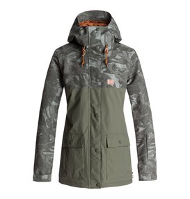 dcshoes, Cruiser - Veste de snow, BRITISH CAMO GREEN WOMEN (gqm7) Cruiser - Snow Jacket EDJTJ03028
