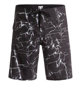 dcshoes, Men's Wellscray 20" Boardshorts, MARBLE PRINT (wht1) Wellscray 20" - Board Shorts EDYBS03039