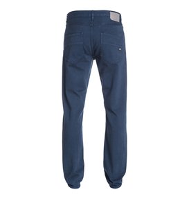 dcshoes, Men's Worker Straight Color 32" Inseam Jeans, BLACK IRIS (btk0) WORKER STRAIGHT COLOR 32 EDYDP03005