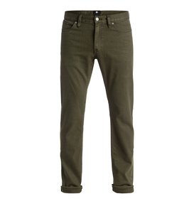 dcshoes, Men's Color Straight Fit Jeans, DARK OLIVE (csn0) Colour - Straight Fit Jeans EDYDP03248