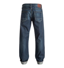 dcshoes, Men's Worker Roomy Stone Wash Roomy Fit Jeans, STONE WASH (bhlw) Worker Roomy Stone Wash - Roomy Fit Jeans EDYDP03296