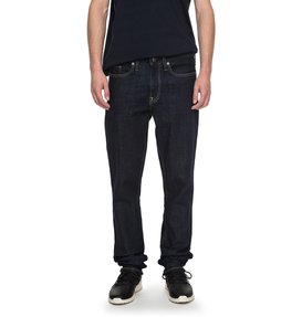 dcshoes, Men's Worker Indigo Rinse Slim Slim Fit Jeans, INDIGO RINSE (btkw) Worker Indigo Rinse Slim - Slim Fit Jeans EDYDP03320