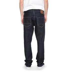 dcshoes, Worker Indigo Rinse Straight - Jean coupe droite, INDIGO RINSE (btkw) Worker Indigo Rinse Straight - Straight Fit Jeans EDYDP03324