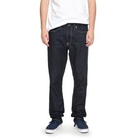 dcshoes, Worker Indigo Rinse Straight - Jean coupe droite, INDIGO RINSE (btkw) Worker Indigo Rinse Straight - Straight Fit Jeans EDYDP03324
