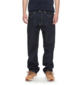 dcshoes, Men's Worker Indigo Rinse Relaxed Relaxed Fit Jeans, INDIGO RINSE (btkw) Worker Indigo Rinse Relaxed - Relaxed Fit Jeans EDYDP03336
