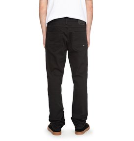dcshoes, Men's Worker Black Rinse Straight Relaxed Fit Jeans, BLACK RINSE (kvjw) Worker Black Rinse Straight - Relaxed Fit Jeans EDYDP03337